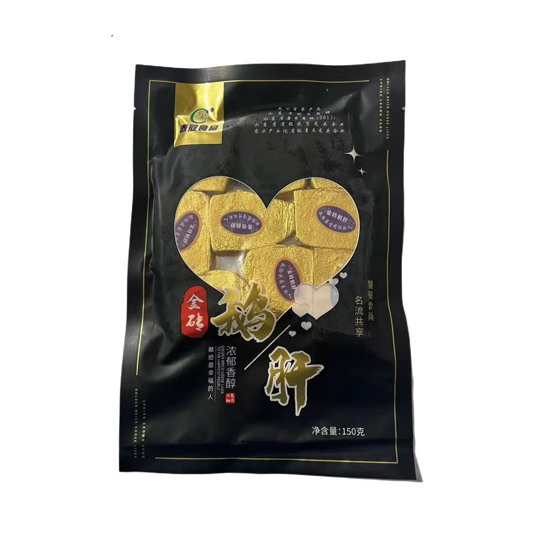 金砖冰淇淋细腻鹅肝刺身即食真空包装2包解馋零食