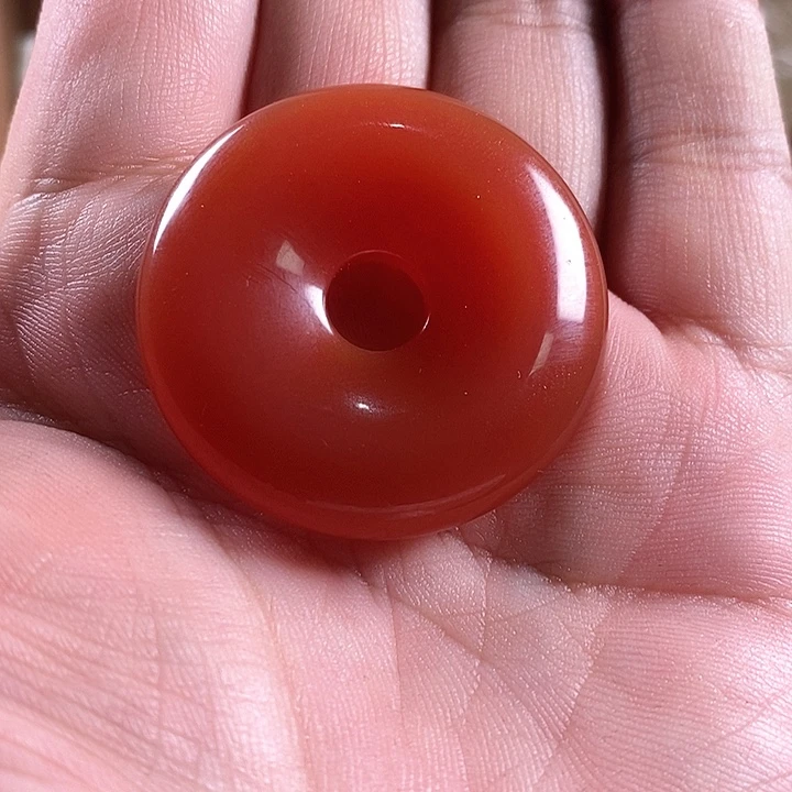 和田玉（糖玉）未镶嵌颈饰老**茶