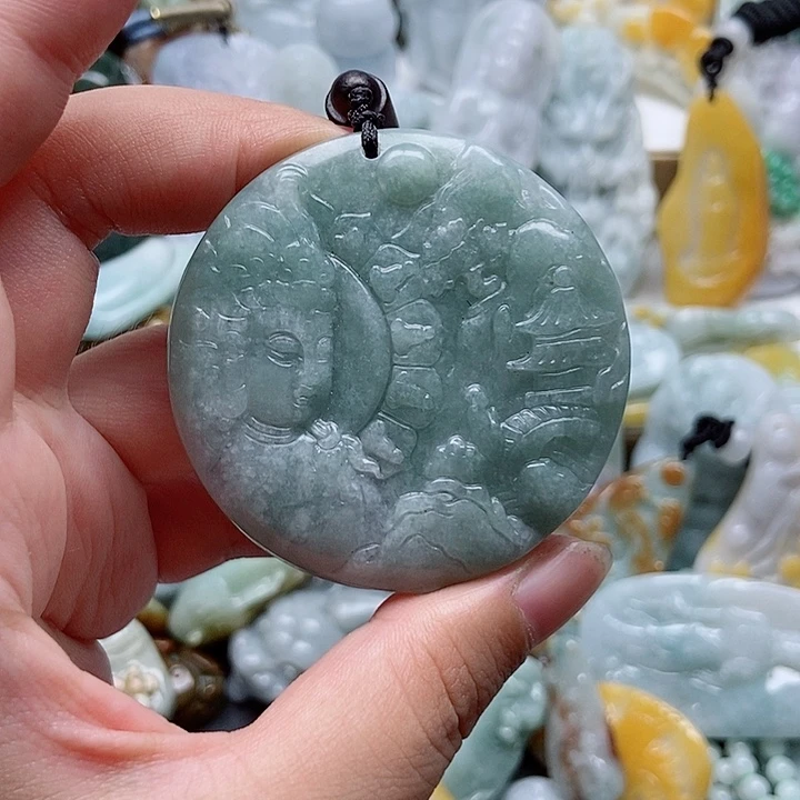 吊坠(不含链)未镶嵌翡翠1