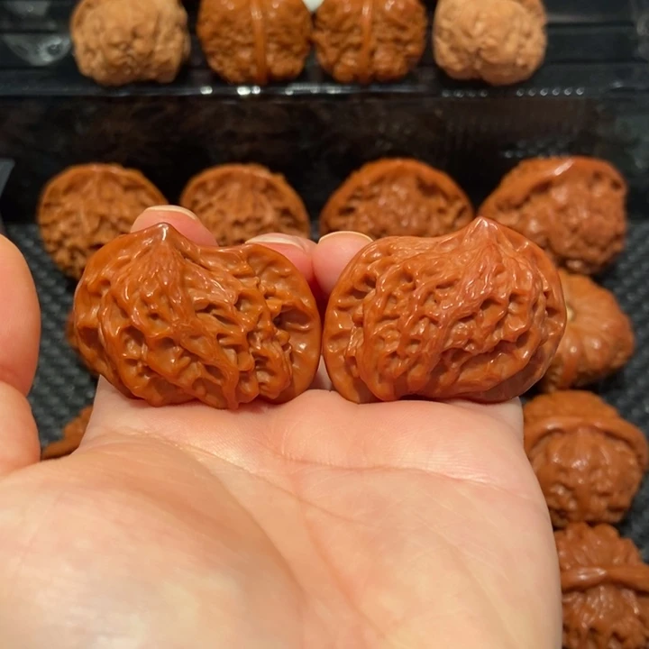 r***4把件文玩核桃41尺寸鸳鸯1601