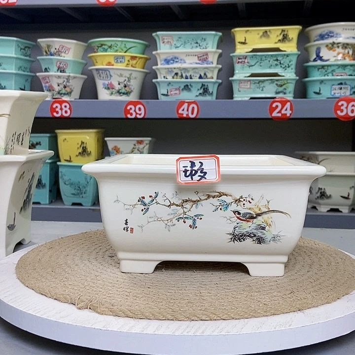 紫砂花瓶紫砂花盆