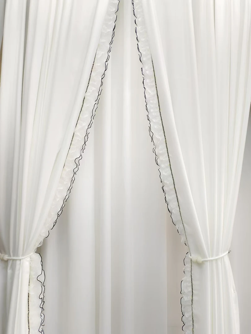 高端幻影窗纱全捻加厚透光不透人家用窗帘