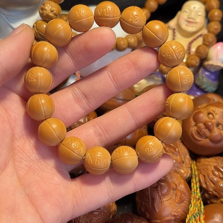 橄榄核手串/手链猴头篮球