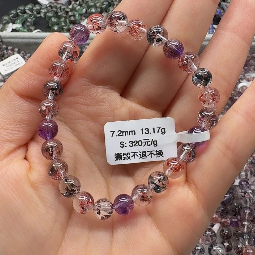 水晶手链未镶嵌天然水晶