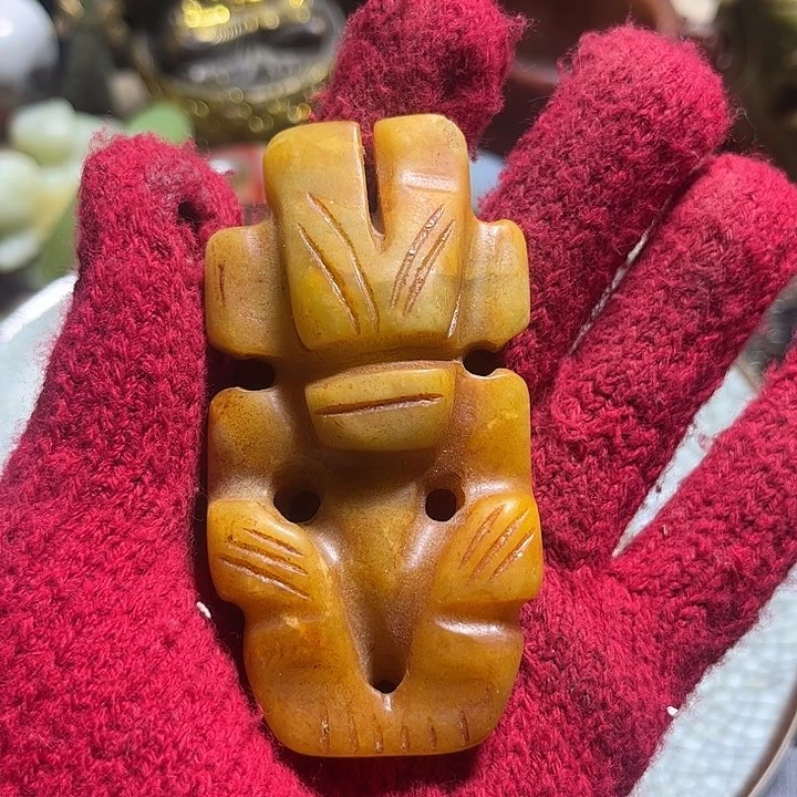 紫金钵盂菩提把件