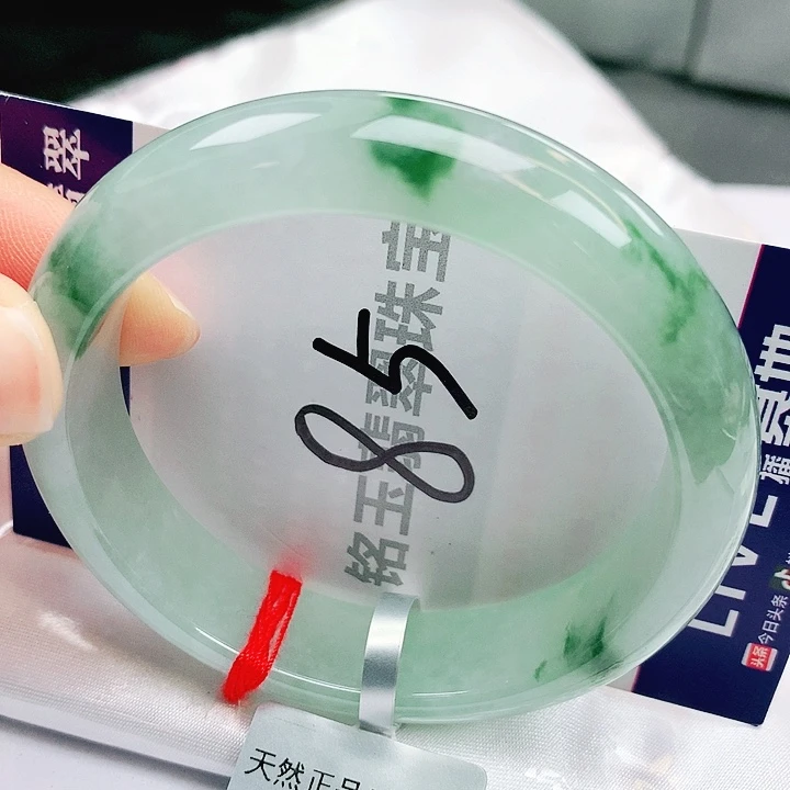 翡翠未镶嵌手镯缅甸天然a货翡翠手镯