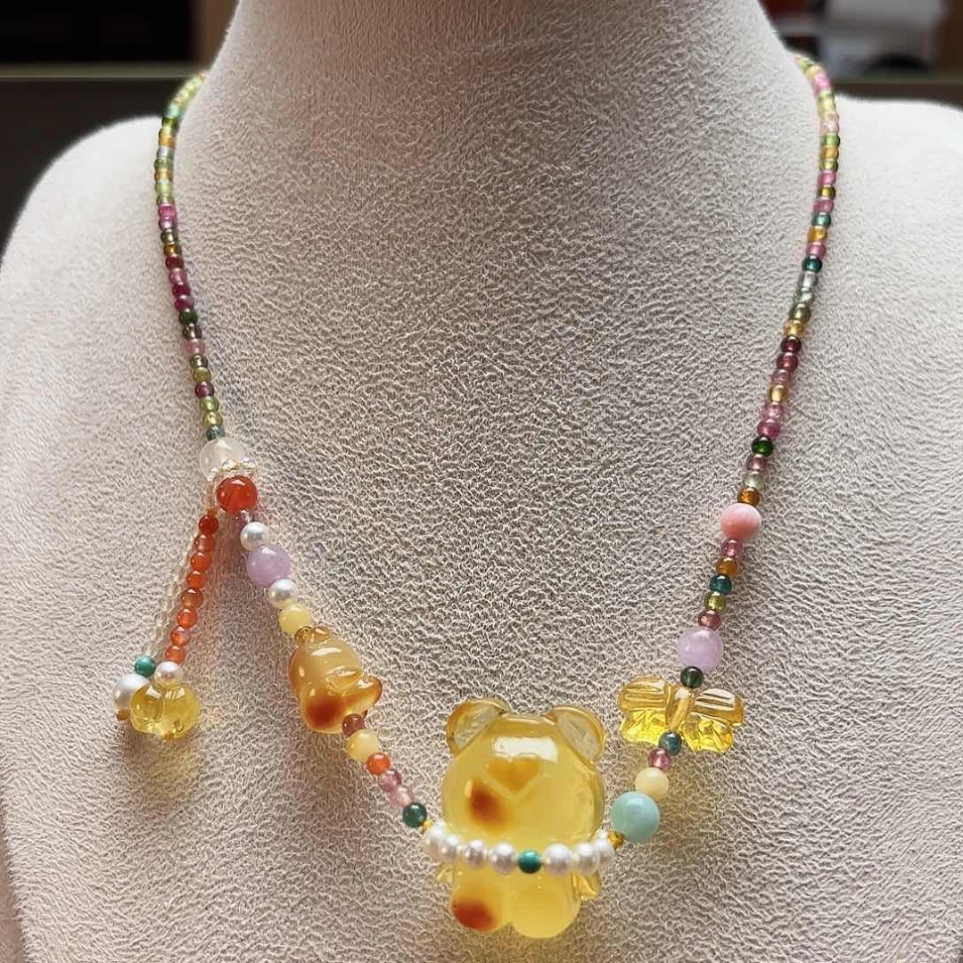 琥珀手链未镶嵌琥珀