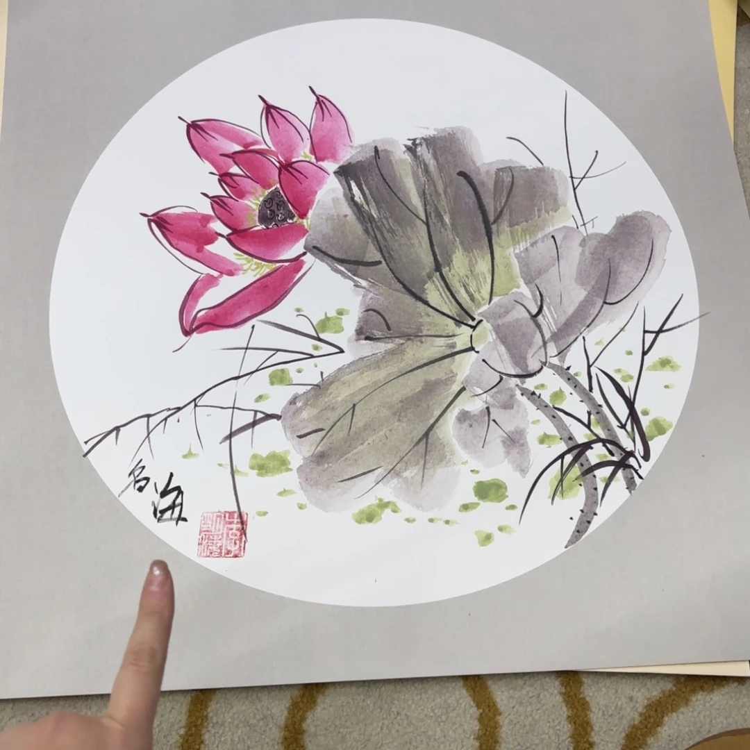 国画国画老师作品刘
