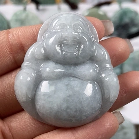 翡翠颈饰未镶嵌大佛福利