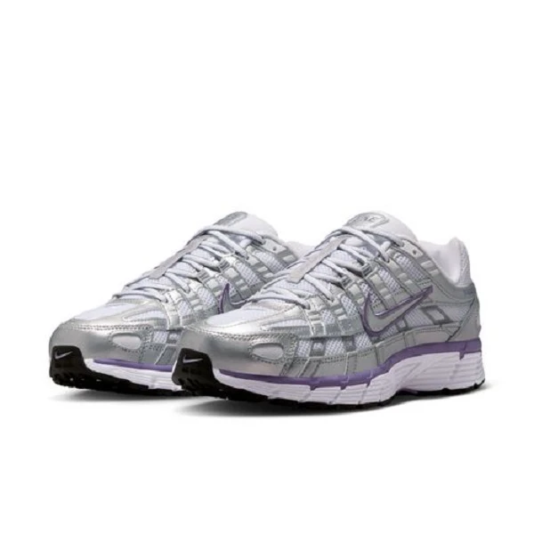 NIKE/耐克官方正品女子 P-6000银紫舒适复古跑步鞋BV1021-014