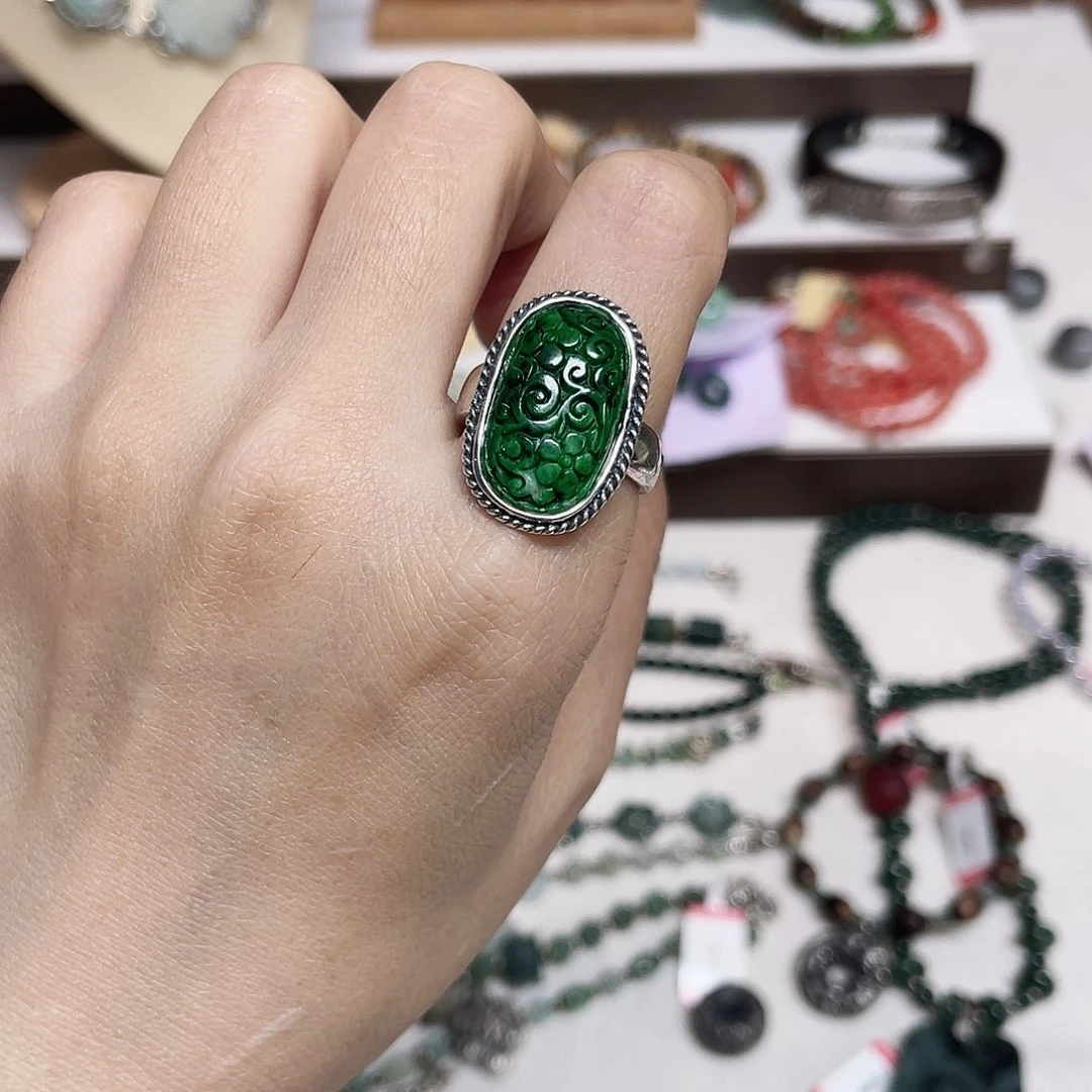 足银925银镶嵌戒指