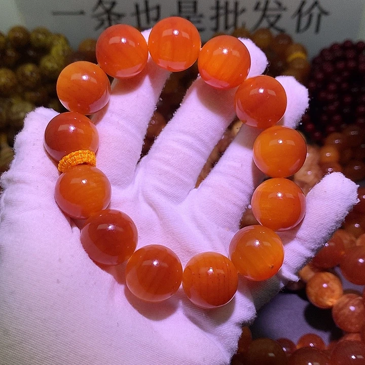 松木（琥珀木）手串/手链1.8 包浆高货