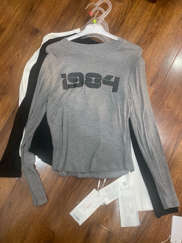 [H6882三色小衫]长袖镂空气质夏季休闲迷彩印花豹纹