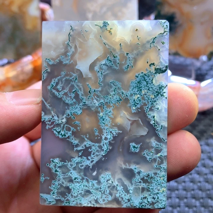 玛瑙/玉髓颈饰未镶嵌绿***湾