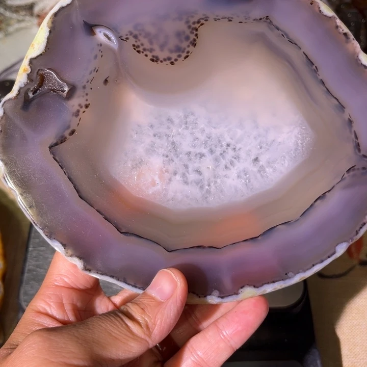 饭***桶未镶嵌玛瑙/玉髓珠宝奇石