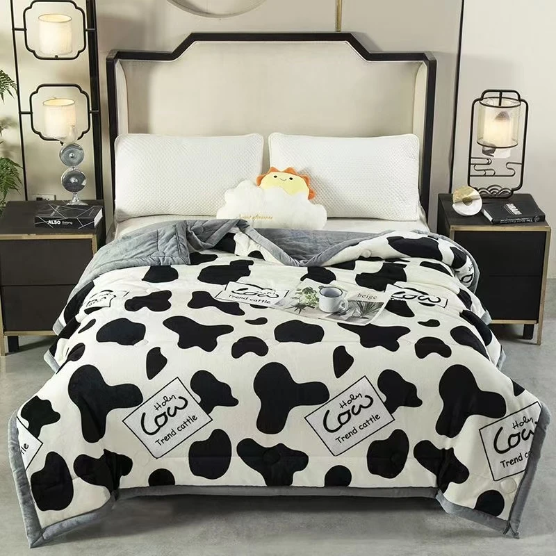 （免费试睡15天）牛奶双面绒被子 单人被轻盈四季款