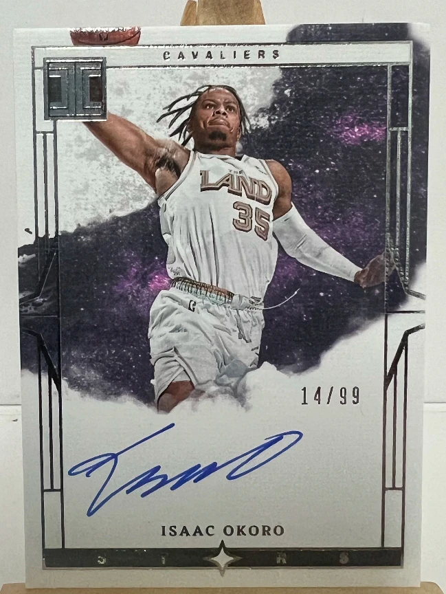 艾萨克奥科罗 小真金99编卡签 骑士队 高端厚卡 保真 正版球星卡