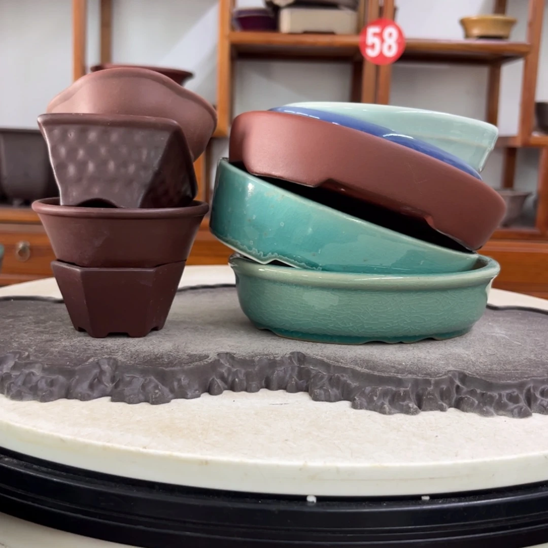 紫砂花盆S**t瑕疵9个。。。。