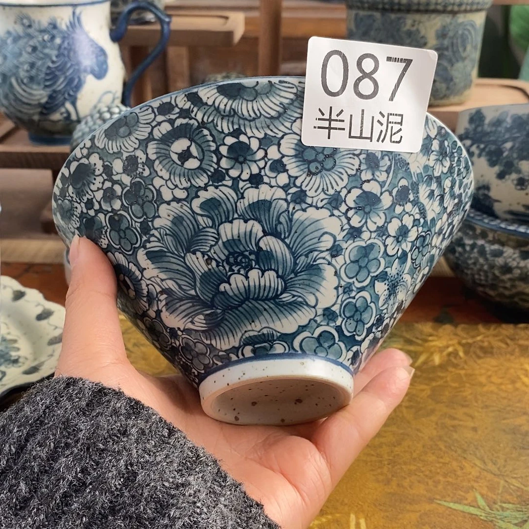 陶手工手绘青花高温陶瓷