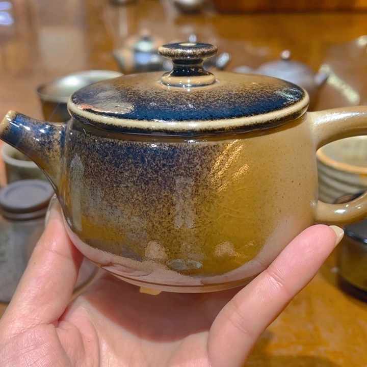 杯光**月白泥柴烧茶壶茶壶茶壶