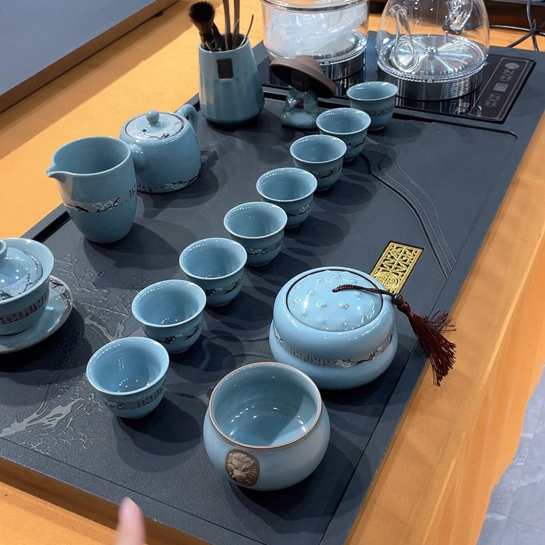 瓷片茶盘的形状有很多讲究了啊
