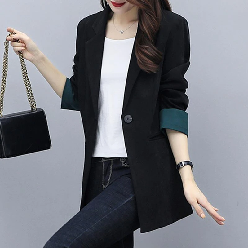 秋季穿搭小西装短外套女士春秋2025年新款大码小个子休闲气质中长