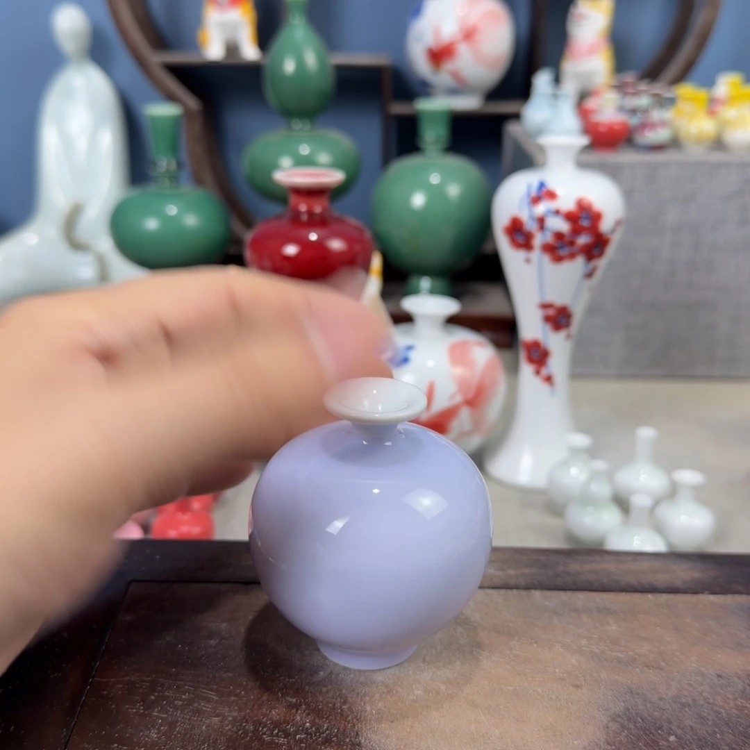 陶瓷手工小花器摆件