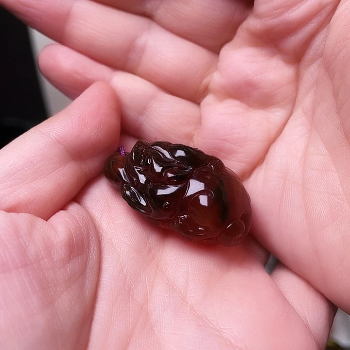 琥珀未镶嵌裸石抚顺琥珀-253