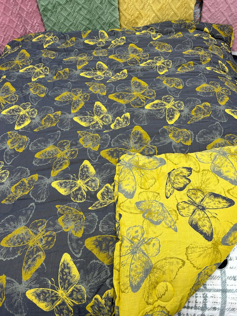 【黑金蝴蝶】高端加厚200*230cm 纯棉双层纱柔软可机洗秋冬被