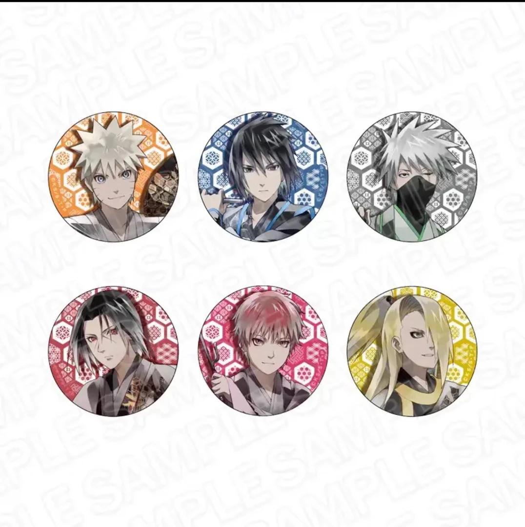 火影忍者 日谷水彩和风吧唧徽章盲盒（代拆）