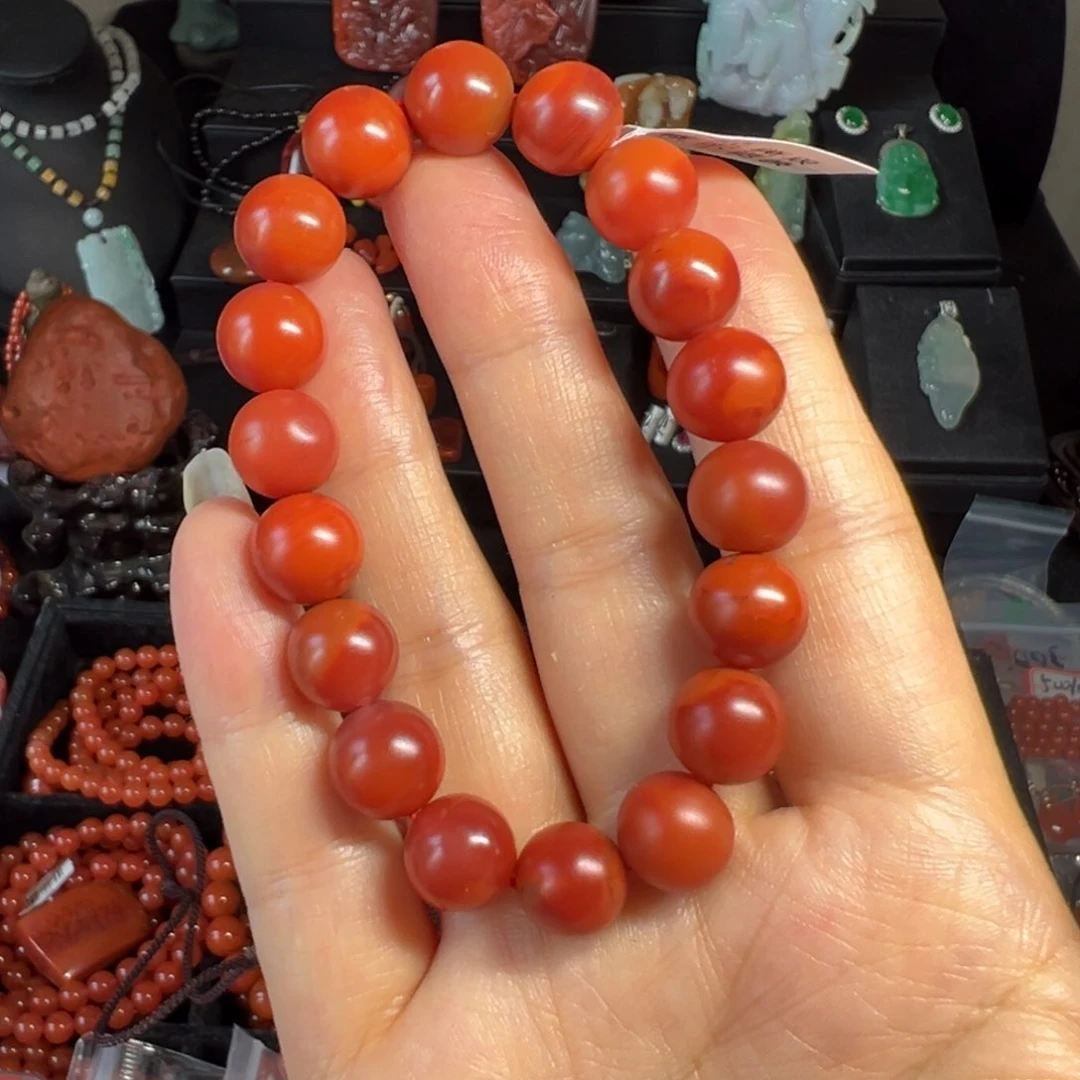 手串未镶嵌南红玛瑙蝴*