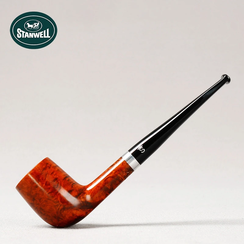 丹麦 Stanwell史丹威 轻便系列107 浅色光面撞球 3mm 石楠木烟斗