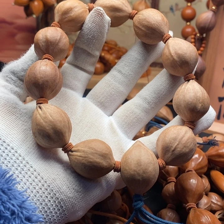 橄榄核手串/手链2.2原皮三花