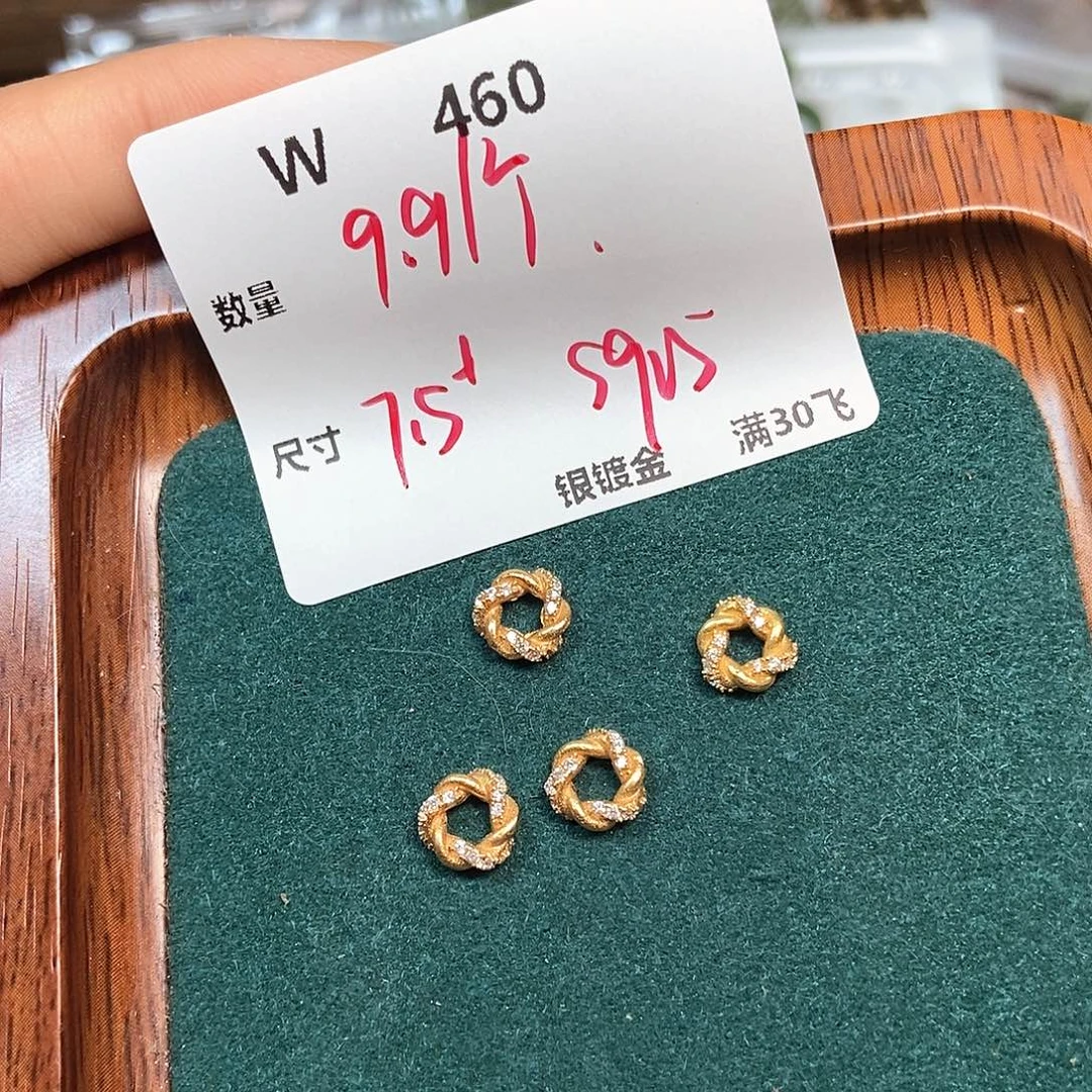 颈饰银S925镶嵌水晶W460