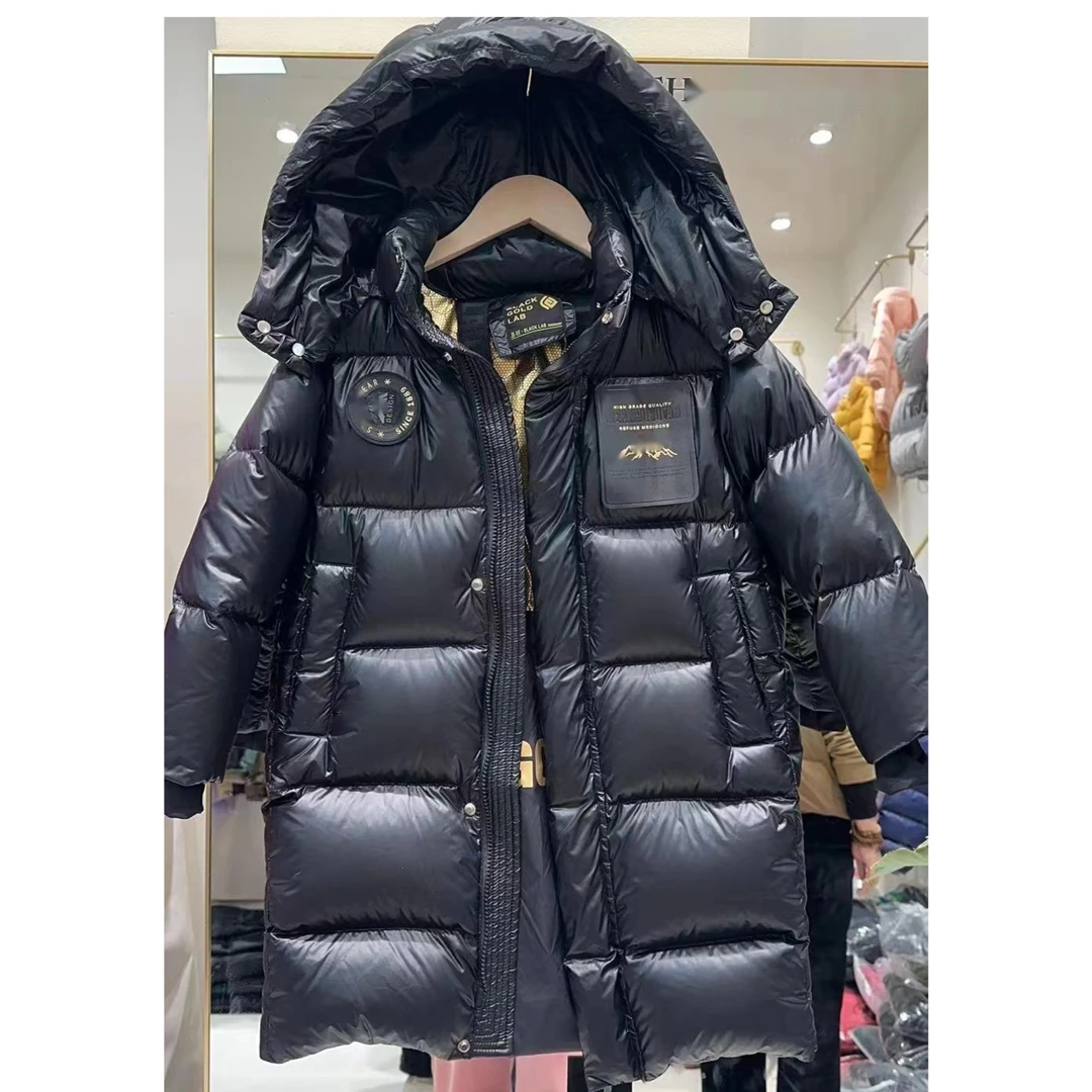 『黑金假期H』新高级感百搭时尚气质款鹅绒羽绒服2300191