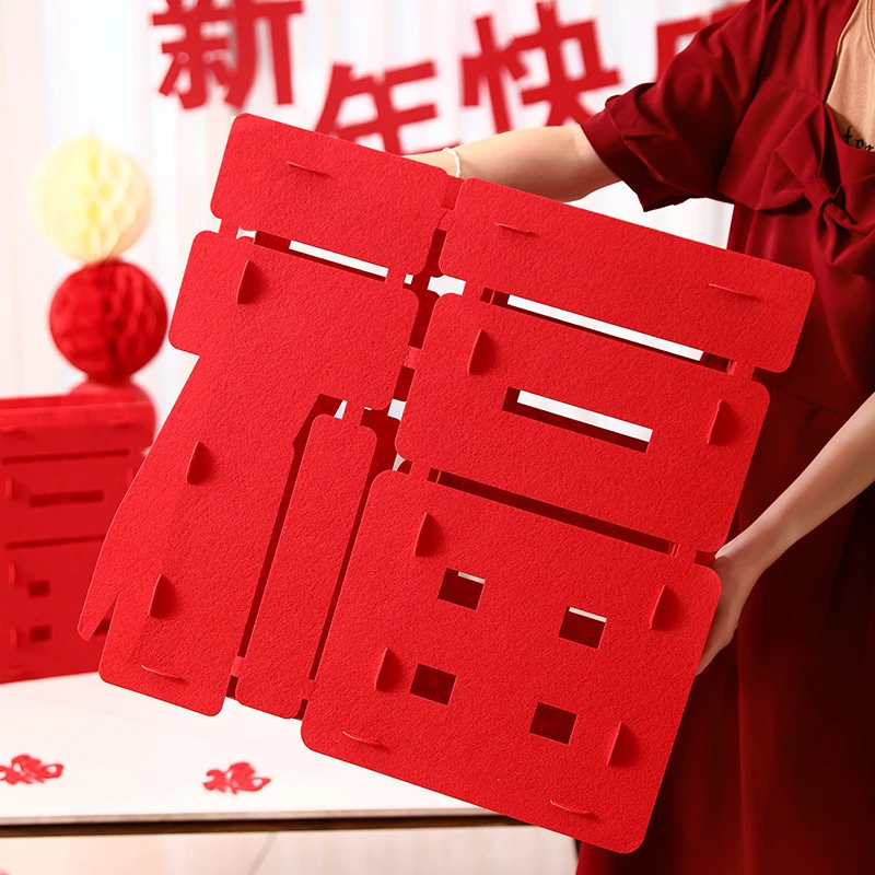 新年立体福字摆件春节装饰用品2025蛇年过年客厅卧室场景氛围布置