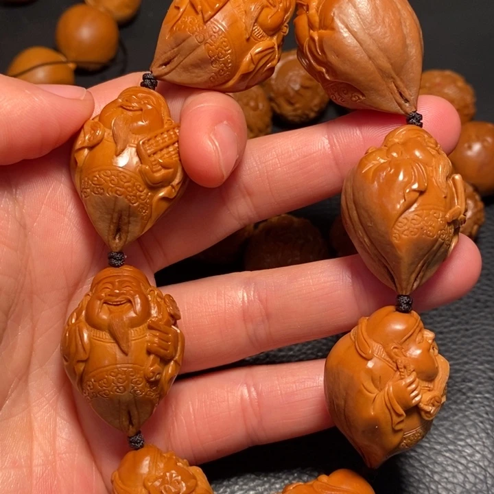 橄榄核手串/手链簪财神包衣