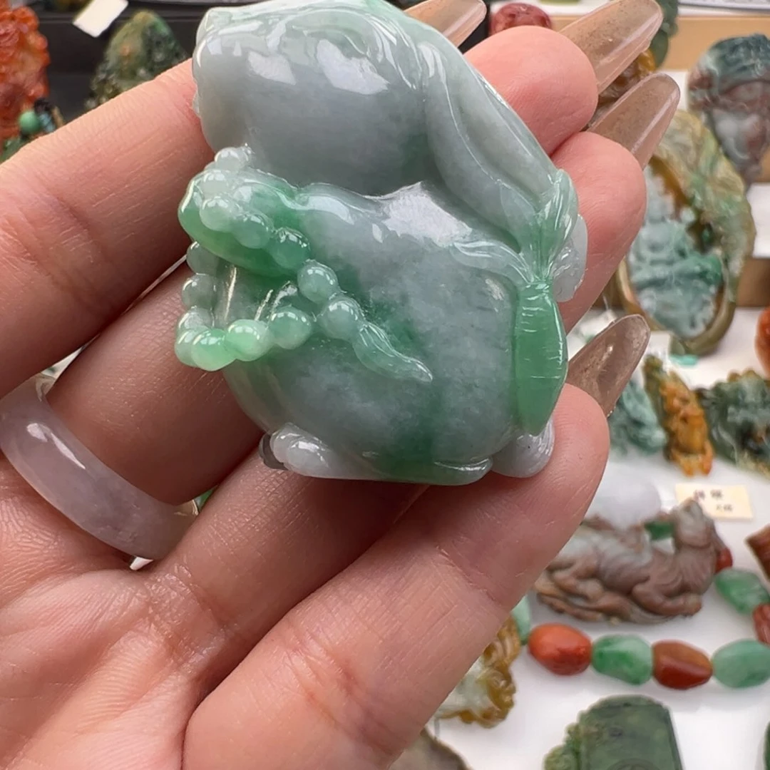 未镶嵌挂件翡翠天然缅甸翡翠