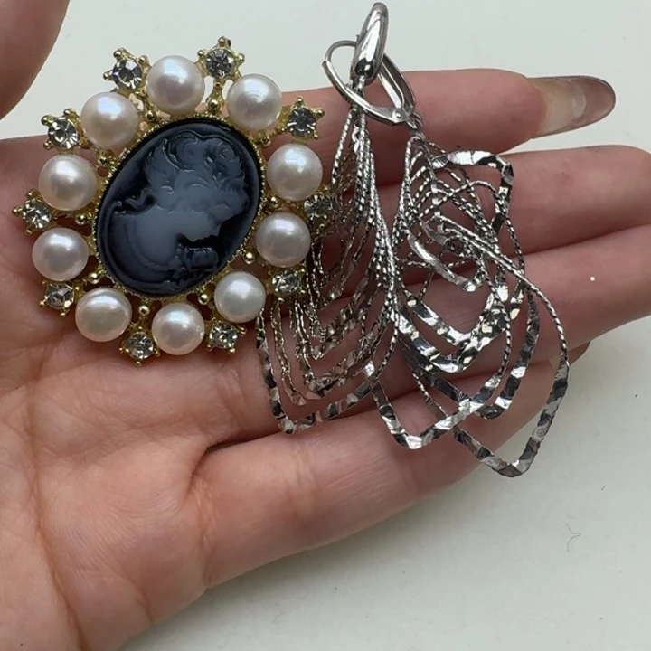 未镶嵌淡水珍珠耳饰