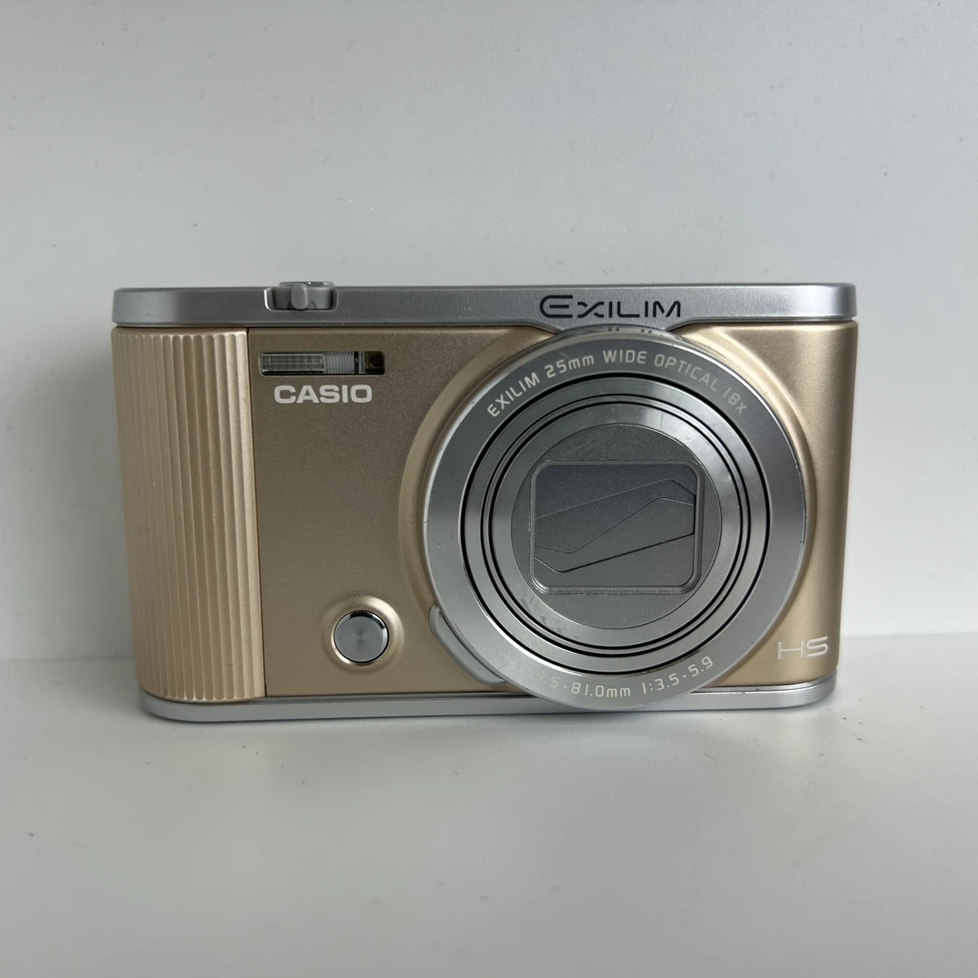 95新 Casio/卡西欧 ZR1800 高段翻转屏 奶油肌冷白 可玩性高