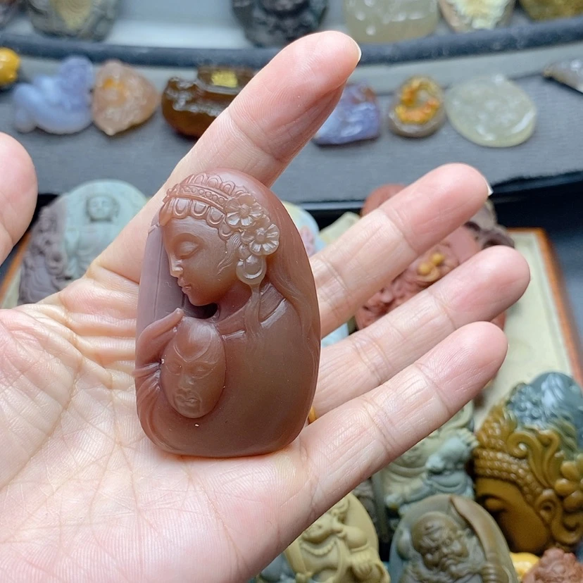 【闪购商品】定制石英质玉吊坠未镶嵌