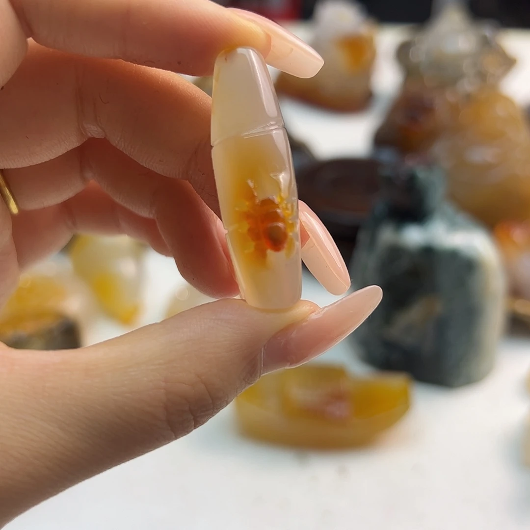 玛瑙/玉髓合金颈饰