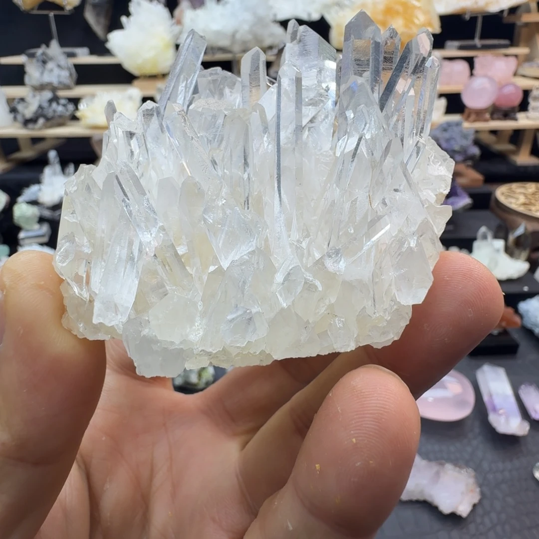 石材哥伦比亚白水晶