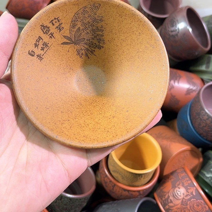 茶杯紫砂全手工紫砂主人杯