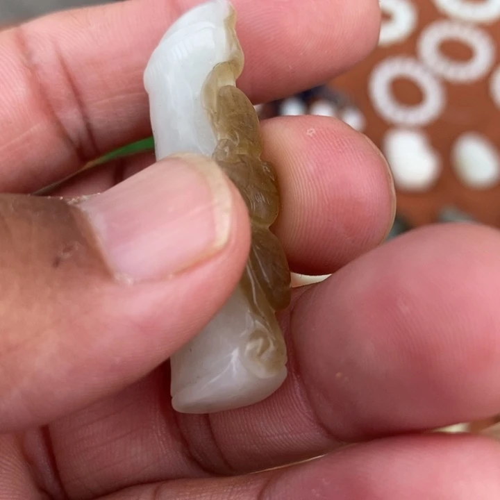 手链未镶嵌和田玉（青玉）