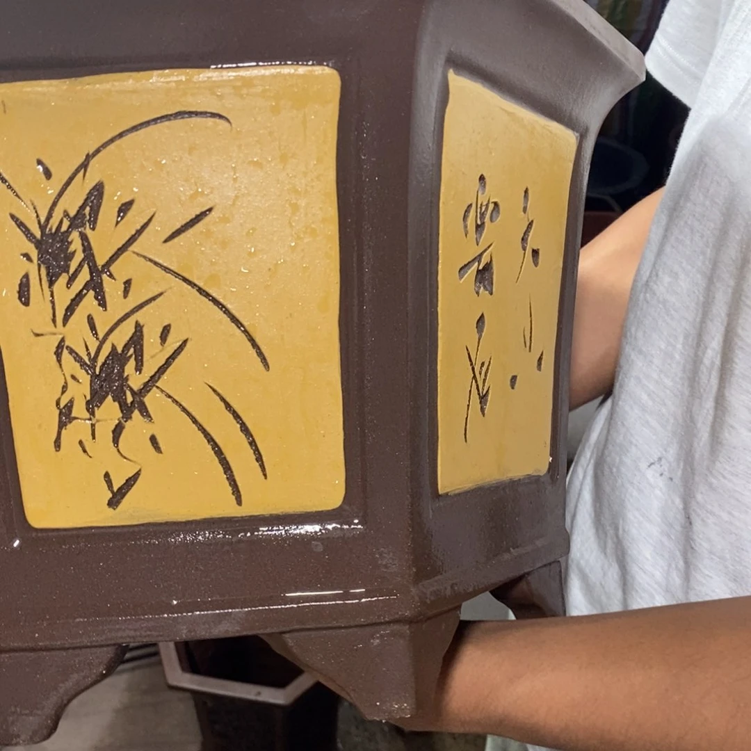 紫砂花盆口径口径33 21