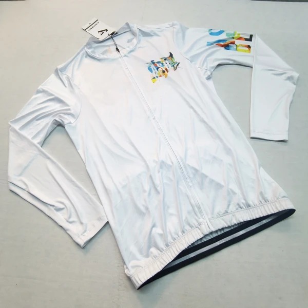 【入门级骑行长袖】2025款高弹牛奶丝面料骑自行车长袖上衣吸湿排汗