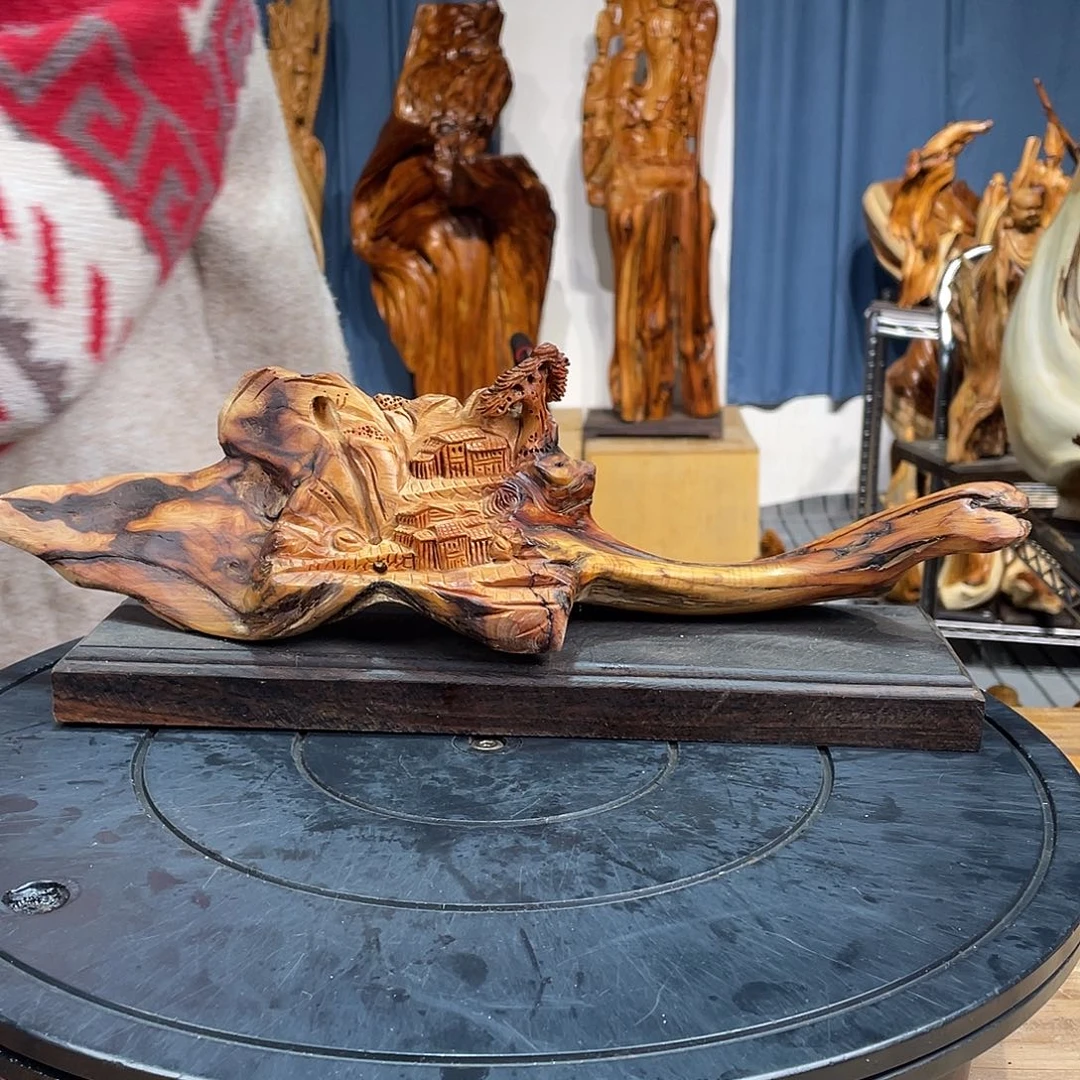 柏木（崖柏）山水倒流香送两盒香