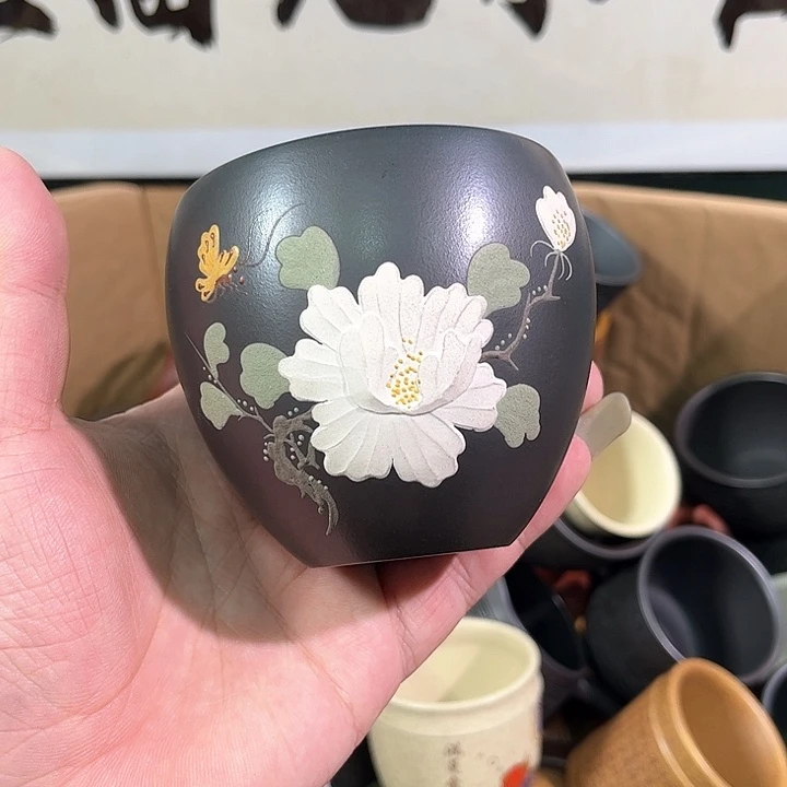 茶杯紫砂全手工紫砂主人杯