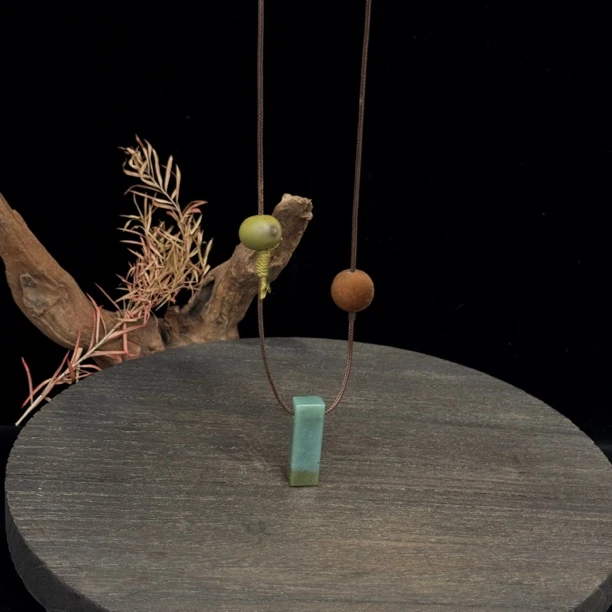 叁里｜扶光｜和田玉碧玉吊坠多样性发其一